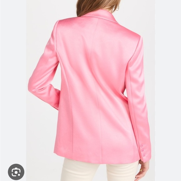 Alice and Olivia Denny Notch Collar Boyfriend Blazer - Picture 5 of 14